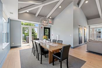 Clubroom with kitchen & lounge